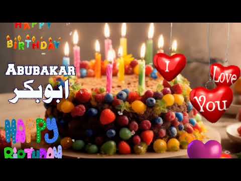 ABU BAKAR|happy birthday to you|happy birthday song|Abubakar happy birthday song@happybirthday209