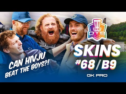 Game of Thrones actor KRISTOFER HIVJU CHALLENGES PRO DISC GOLFERS | OTB TOUR SKINS #68 B9