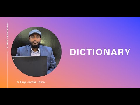 11 Python Programming Dictionary Somali