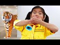 Emma And Andrew Learns About Animals And Animal Names For Kids Fun Educational Pretend Play Video