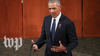 Barack Obama&#39;s full eulogy at John Lewis&#39;s funeral