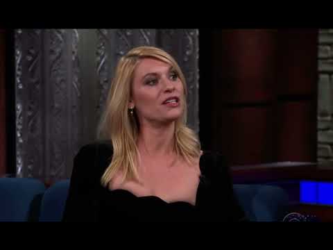 Colbert cuts off Claire Danes before she can discuss how the media works with the CIA