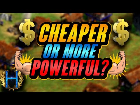 Cheaper Or More Powerful, What's Better? | AoE2