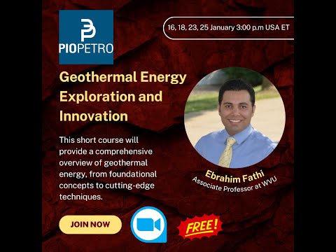 Geothermal Energy Exploration and Innovation. Lecture 01/04