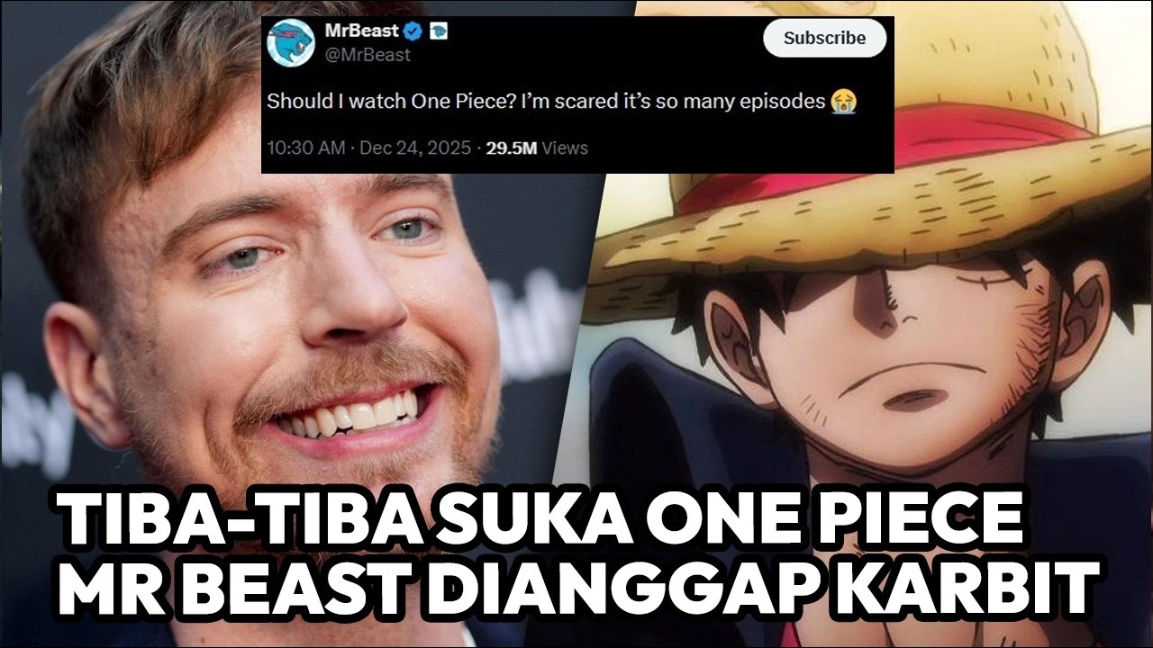 Mr Beast Melawan Fans One Piece
