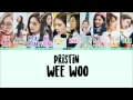 PRISTIN Wee Woo Eng Rom Han Color Coded Lyrics HD