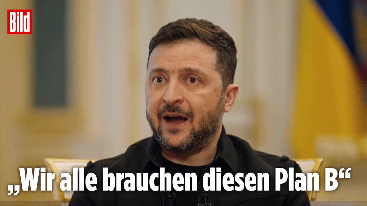 Selenskyj im Interview: Ukraine drängt auf gemeinsamen Plan B