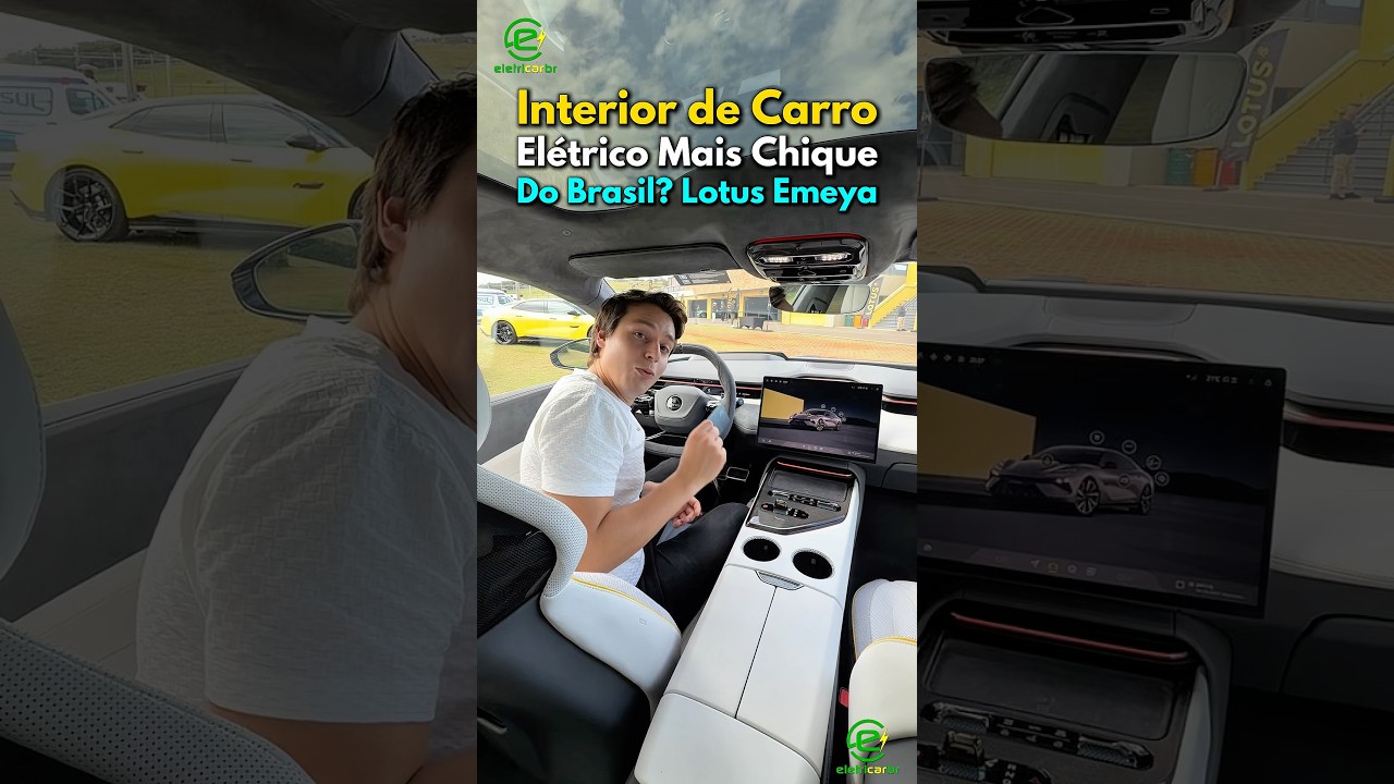 Interior do Elétrico Mais Chique do Brasil! Lotus Emeya!