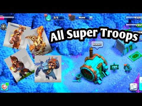 All Super troops,,, কিভাবে Super troops পাবেন?(বাংলা)