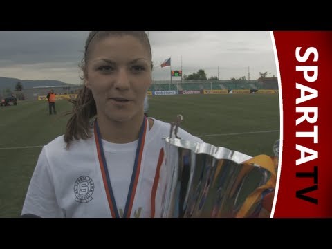 Sparťanky vyhrály Pohár KFŽ (penalty, předávání poháru a ohlasy)