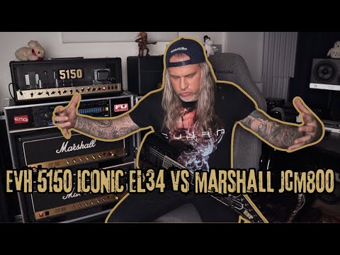 EVH 5150 ICONIC EL34 vs MARSHALL JCM800 2203 | METAL