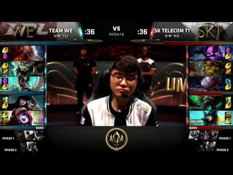 WE vs SKT - 2017 MSI Group Stage - Team WE vs SK Telecom T1