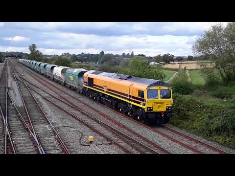 Freightliner 66413 In The New Orange And Black Livery. 16.8.18