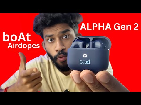 Thumbnail for boAt Airdopes ALPHA Gen 2 Review ⚡️Budget King with 45Hr Battery & Sound Quality ⚡️⚡️