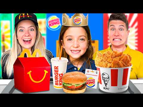 APRO UN MC DONALD'S vs KFC vs BURGER KING IN CASA NELLA VITA REALE PER 24 ORE🍟