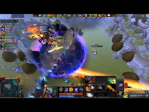 Arteezy's Double Chrono with his perspective in slow motion