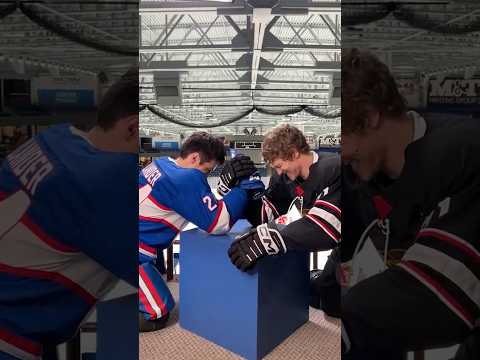[111225] #HudsonWilliams #ConnorStorrie Arm Wrestle Competition - #HeatedRivalry