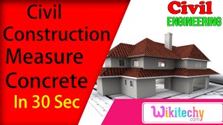 How do you measure concrete | Civil Construction Interview Questions and Answers