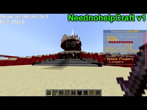 D-Gaming - NeednohelpCraft Server! Anarchy, Casino with roulette tables!, online 24/7 No HACKING!