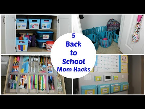 image-How do I organize my child's school papers?