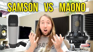 Video thumbnail for Samson C01 vs MAONO AU-PM500T Large Diaphragm XLR Condenser Microphone Comparison and Review 2022 by Tobias Holenstein