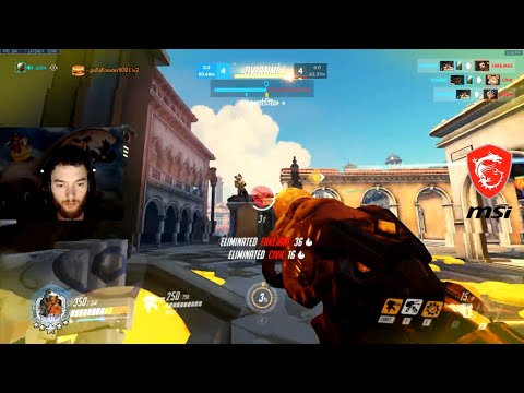 Overwatch Dafran Road To Rank 1 Spot As Torbjorn -Pepega Gameplay-