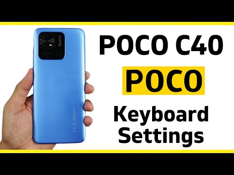 POCO C40 keyboard settings customize keyboard and sound #POCO