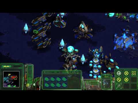 StarCraft Remastered: UEDAIP - Expansion Protoss 08 Countdown (new Air Force Approach) w/ commentary