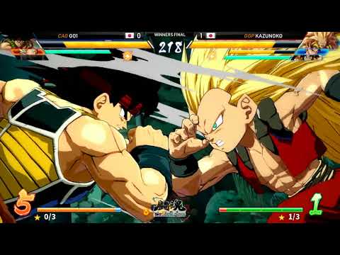 TWFighter Major 2018[ENG] - Dragon Ball FighterZ - GO1 vs KAZUNOKO - Winners Finals
