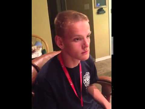 Taylor on the 10:00 news!!!