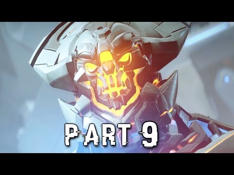 Halo 5 Guardians Walkthrough Gameplay Part 9 - Reunion - Campaign Mission 7 (Xbox One)