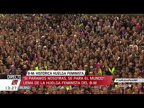 Manifestación 8-M en Bilbao - Gora Borroka Feminista