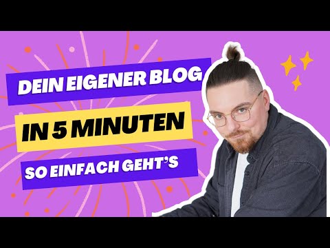🔥 Dein eigener Blog in 5 Minuten – SO einfach geht’s mit WordPress!