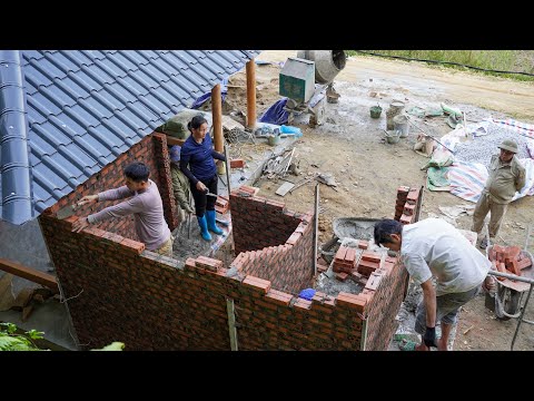 Day 2 Building the Bathroom & Toilet – Quietly Moving Forward Despite the Difficulty. Ly Tieu Tuyet