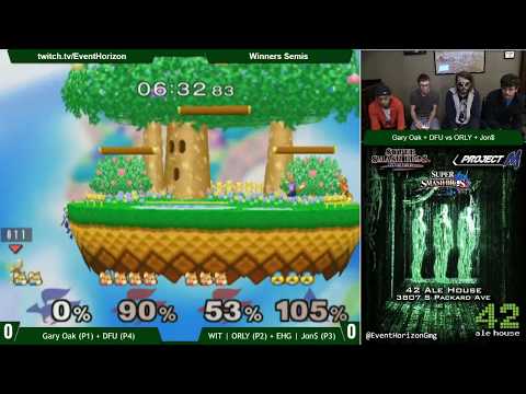 Construct 92 - Gary Oak + DFU vs WIT  ORLY + EHG  Jon$ - Melee Doubles WS