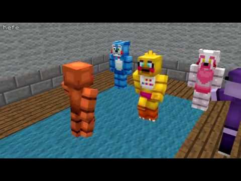 FNAF Monster School: Scaring! - Minecraft Animation