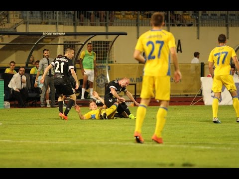 Лига Европы. Домжале - Шахтер.  Видеофрагменты игры