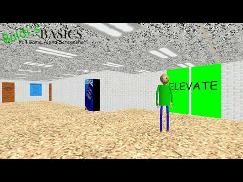 Baldi's basics full game alpha screenshot