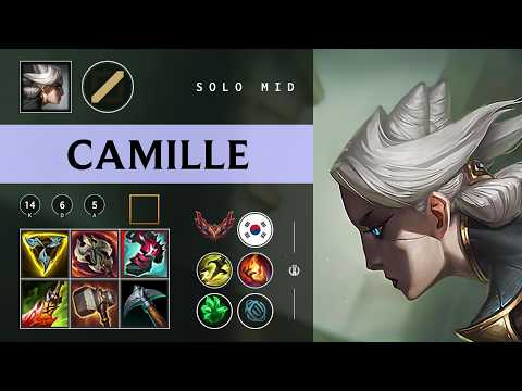 Camille Mid vs Zed - KR Grandmaster Patch 26.02