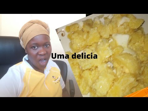 Cozido de batata// a moda moçambicana