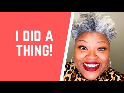 , title : 'I TRIED A TEMPORARY COLOR ON MY GRAY HAIR | GEMINI NATURALS | MOFAJANG'
