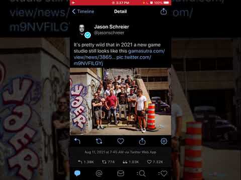 Jason Schreier Thinks It’s Wild A Small Dev Studio Is White Male