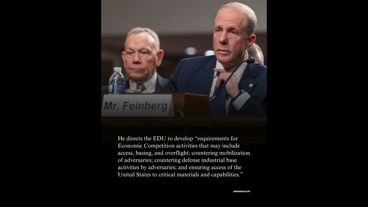 DOD officially launches new Economic Defense Unit to mesh military aims with global financial sway