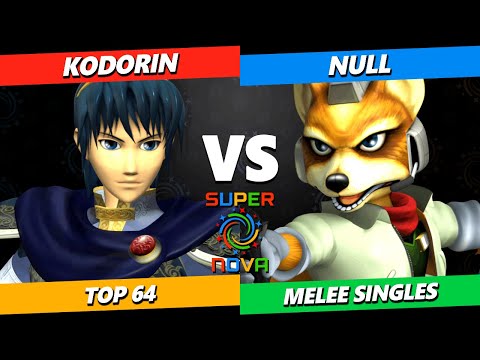 Supernova 2024 - KoDoRiN (Marth) Vs. null (Fox) Smash Melee - SSBM