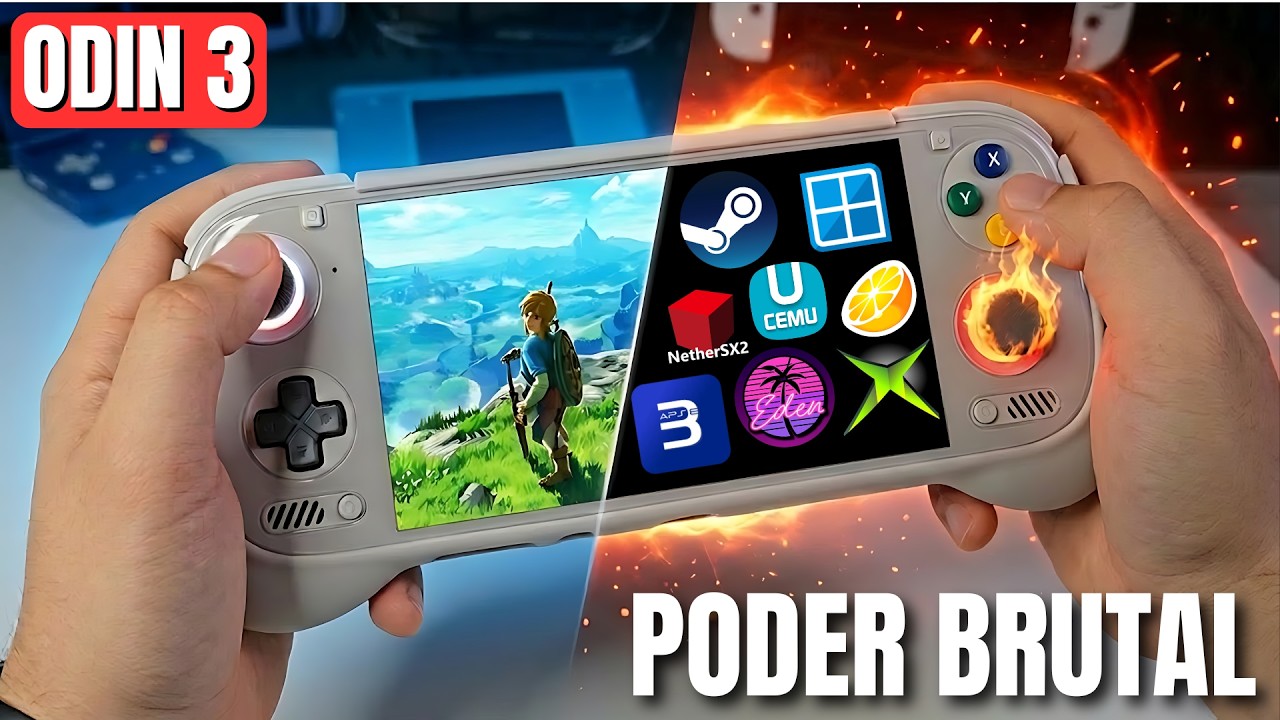 🤯 TODO lo que puede emular la ODIN 3 🔥 PS3, Xbox, PC y más...