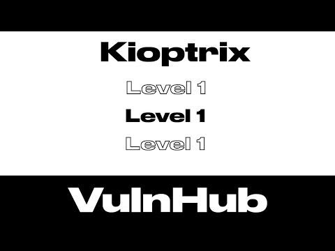 Vulnhub | Kioptrix: Level 1