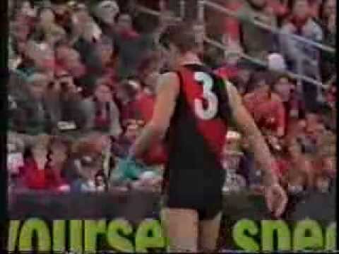 Essendon v West Coast at Windy Hill. AFL 1991. Excerpts from a classic!