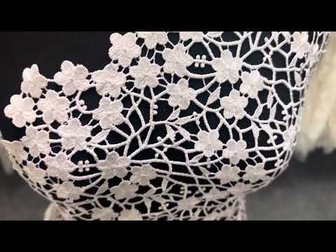 White Guipure Lace - Ebba