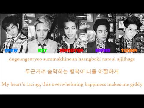 SHINee - Excuse Me Miss (Rom-Han-Eng Lyrics) Color & Picture Coded