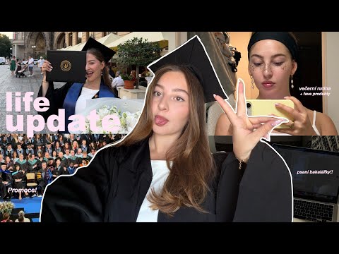 CO VŠECHNO SE STALO? Promoce, miminko v rodině, Magistr v New Yorku? + moje oblíbený produkty!! ✨🤍